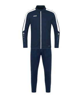 JAKO Polyester Power Trainingsanzug Kids Blau F900 - blau