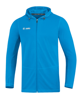 JAKO Run 2.0 Kapuzenjacke Running Blau F89