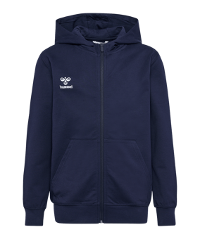 Hummel GO 2.0 Kapuzenjacke Kids Blau F7026 - blau