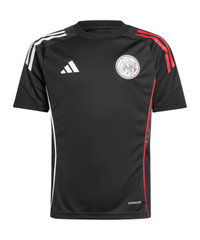 adidas Ajax Amsterdam Training T-Shirt Kids Schwarz - schwarz