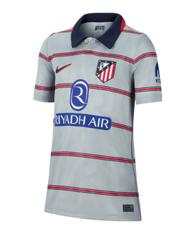 Nike Atletico Madrid Trikot 3rd 2026/2027 Kids Grau F087