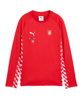 PUMA teamLIGA26 Training Sweatshirt Kids Rot F01