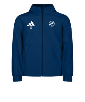adidas Entrada 26 Regenjacke Dunkelblau