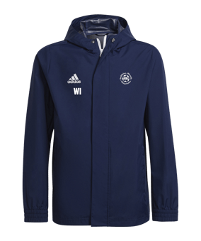 adidas Entrada 22 Allwetterjacke Kids Blau