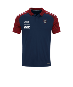 JAKO Performance Poloshirt Blau Rot F909