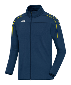 JAKO Classico Trainingsjacke Blau Gelb F42 - blau