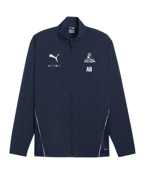 PUMA teamGOAL Sideline Jacke Blau F06