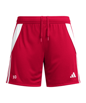 adidas Tiro 24 Short Damen Rot Weiss