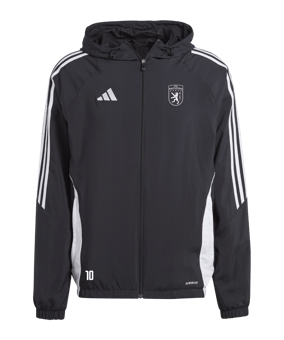 adidas Tiro 24 Windbreaker Schwarz Weiss