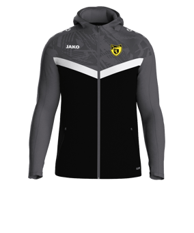 JAKO Iconic Kapuzenjacke Kids Schwarz F801