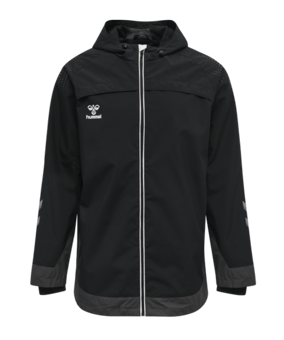 Hummel hmlLEAD Allwetterjacke Schwarz F2001 - schwarz
