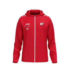 JAKO One Kapuzenjacke Rot F100