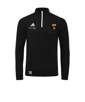 adidas Entrada 22 HalfZip Sweatshirt Schwarz