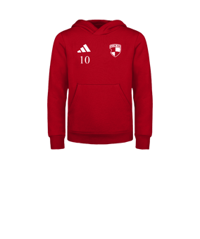adidas Entrada 26 Hoody Kids Rot