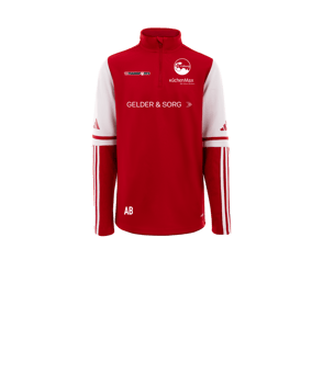 adidas Squadra 25 HalfZip Sweatshirt Kids Rot