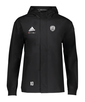 adidas Entrada 22 Allwetterjacke Kids Schwarz