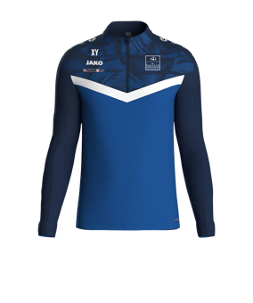 JAKO Iconic HalfZip Sweatshirt Kids Blau F403