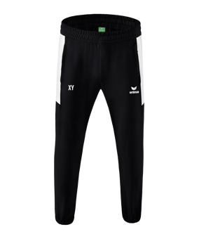 Erima Team Präsentationshose Schwarz Weiss