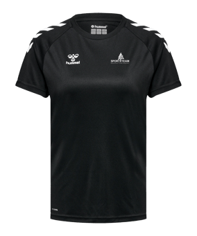 Hummel hmlCORE XK Poly T-Shirt Damen Schwarz F2001