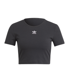 adidas Originals RIB T-Shirt Damen Schwarz - schwarz