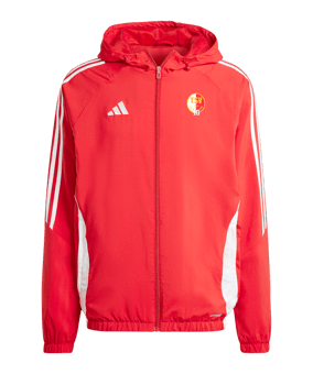 adidas Tiro 24 Windbreaker Rot Weiss