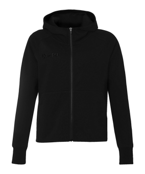Kempa Kapuzenjacke Damen Schwarz F01 - schwarz