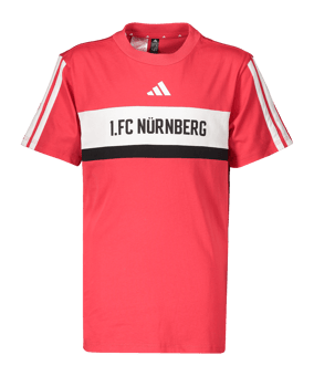 adidas 1. FC Nürnberg T-Shirt Rot - rot