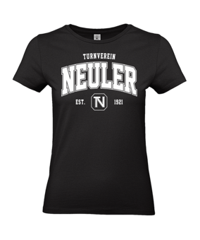 TV NEULER T-Shirt Colleged Damen (BLK) - schwarz