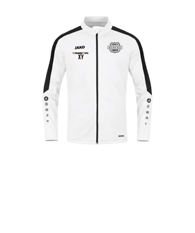 JAKO Power Polyesterjacke Kids Weiss Schwarz F000