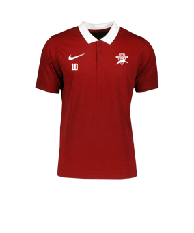 Nike Park 20 Poloshirt Rot Weiss F657