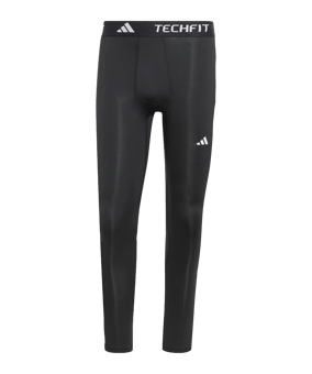 adidas Techfit 3-Stripes Tight Schwarz - schwarz