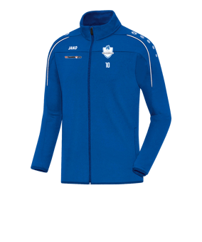 JAKO Classico Trainingsjacke Blau Weiss F04