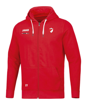 JAKO Base Kapuzenjacke Kids Rot F01