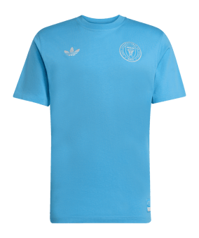 adidas Inter Miami T-Shirt Blau - blau