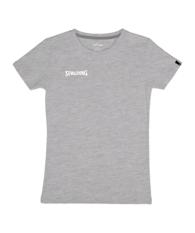 Spalding Essential T-Shirt Damen Grau - grau