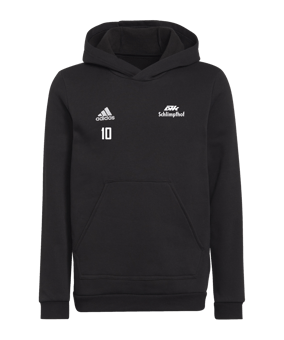 adidas Entrada 22 Hoody Kids Schwarz
