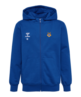 Veste à capuche Hummel GO 2.0 enfants bleus F7045 