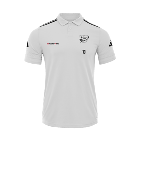 adidas Squadra 25 Polo Weiß