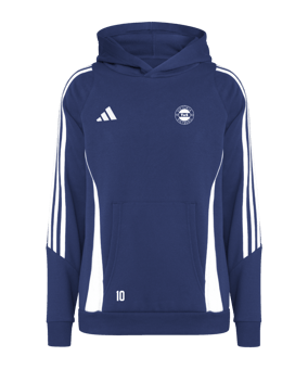 adidas Tiro 24 Hoody Kids Blau Weiss
