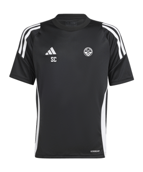 adidas Tiro 24 Trikot Kids Schwarz Weiss
