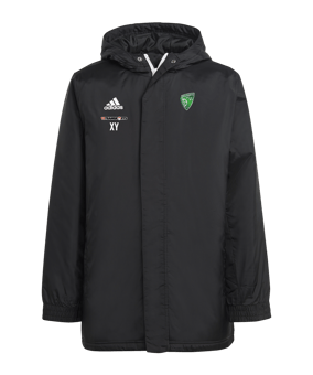 adidas Entrada 22 Stadium Jacke Kids Schwarz