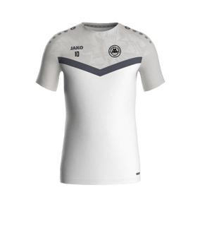 JAKO Icon T-Shirt Kids Weiss Grau F016
