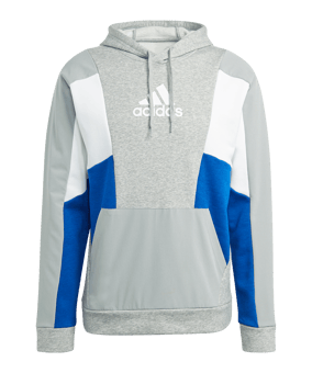 adidas Essentials Colorblock Hoody Grau - grau