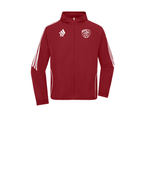 adidas Tiro 24 Windbreaker Kids Rot Weiss