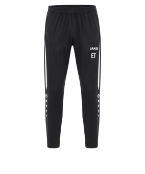 JAKO Power Polyesterhose Schwarz Weiss F802