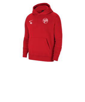Nike Park 20 Fleece Hoody Kids Rot Weiss F657