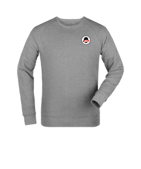 Merch Roller Sweatshirt Heather Grey | #logo4c 
