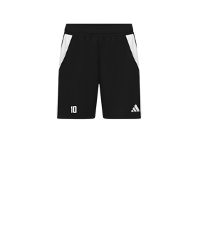 adidas Tiro 24 Short Damen Schwarz Weiss