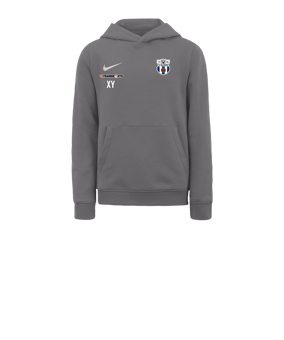 Nike Park 20 Fleece Hoody Kids Grau Weiss F071