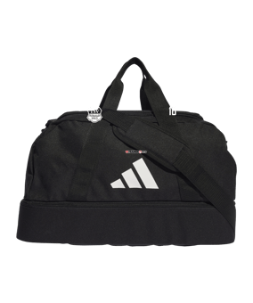 adidas Tiro League Duffel Bag Gr. S Schwarz Weiss